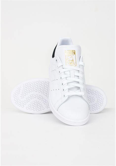 Sneakers sportiva Stan Smith bianca da donna con logo trefoil all-over ADIDAS ORIGINALS | FZ6371.